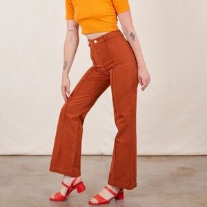 Big Bud Press Western Pants -Terracotta - XXS